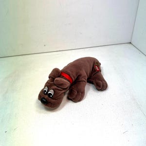 1980s Tonka Pound Puppy – Rumple Skins Plush Dog – Vintage Brown Toy
