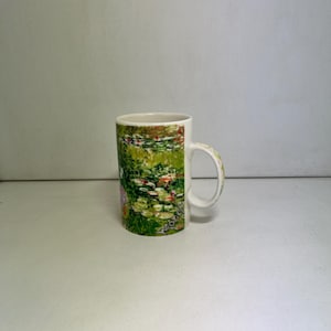 Vintage Chaleur Impressionist Mug – Monet Water Lilies Art Cup