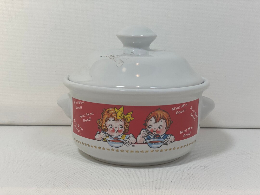 1998 Campbell's Soup Bowl With Lid Campbell's Kids Etsy
