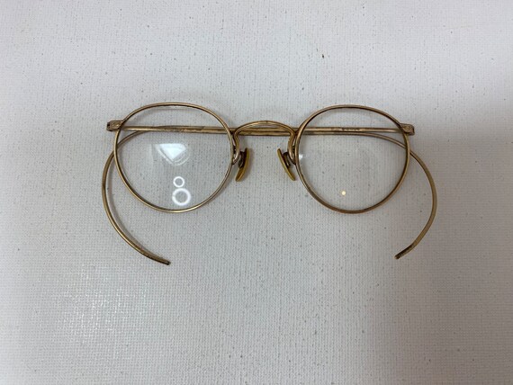 1950s Bausch & Lomb Gold-Filled Round Glasses - image 1