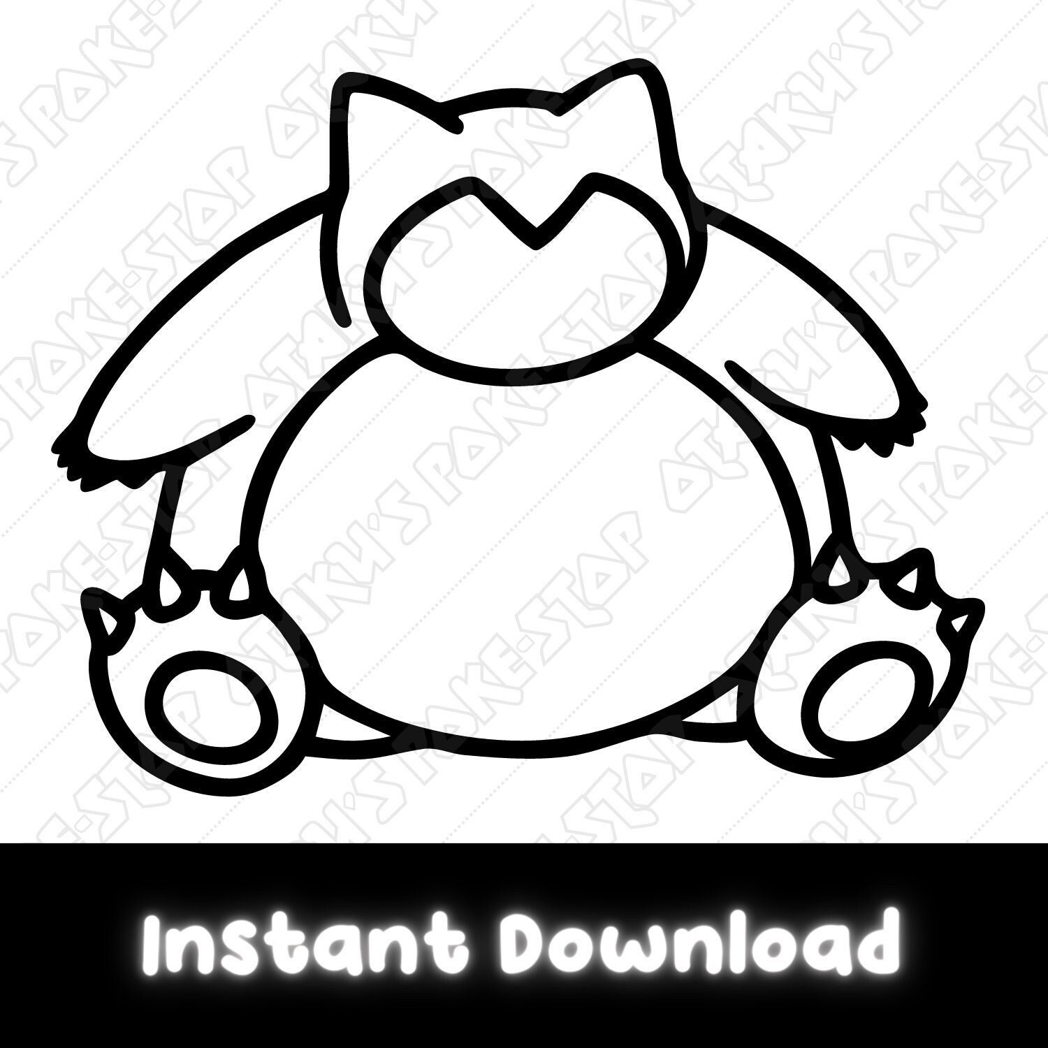 22 Pokemon Face Svg Big Bundle Pikachu Snorlax Clipart Cut -  Israel