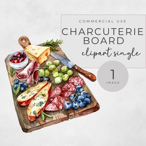 Clipart di salumi acquerello, piatto di cibo png, png trasparenti, cultura francese, uso commerciale, tagliere di carne, clipart di cibo