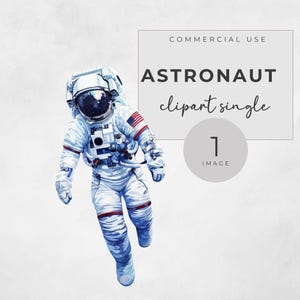 Wasserfarben Weltraum Clipart, Astronaut im Weltraum png, Weltraum Thema Junge Einladung Clipart , kommerzielle Nutzung, Einzelbild