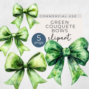St. Patricks day bow clip art,  green coquette bow png,  girl coquette bow designs, clipart for commercial use