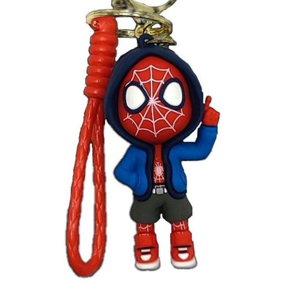 Spiderman - Spiderman Keychain - Marvel Comics Keychain - Marvel Comics, Superhero Keychain - Spiderman Key Fob - Bag Kechain