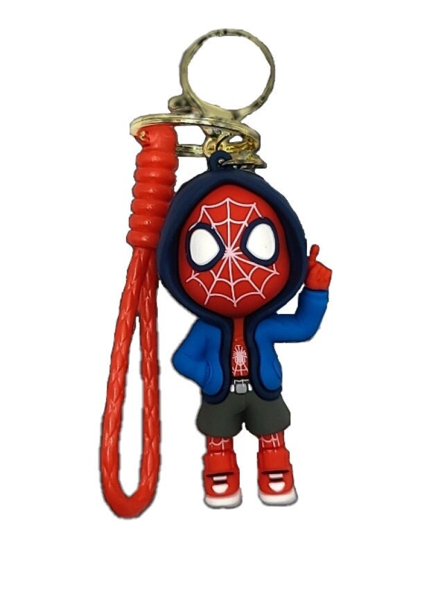 Spider-Man: Across the Spider-verse (Marvel) 3D Sculpted Surprise Character  Keychain Clip