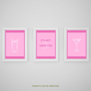 It's Not Alcoholism Until You Graduate | Bar Cart Photo Prints | College Decor