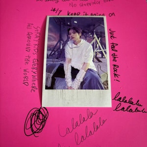 Stray Kids Lee Know Rock-Star Official Film Strip Polaroid Photocard Pre-order POB