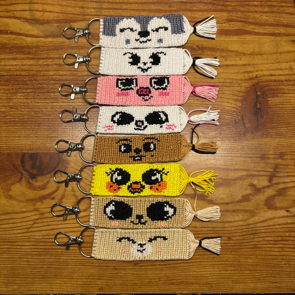 Stray Kids SKZOO Key Chain | Wolf Chan, Leebit, Dwaekki, Jiniret, Han Quokka, BbokAri, PuppyM, FoxI.Ny