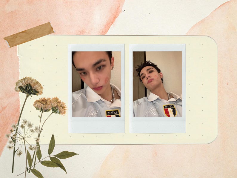 Stray Kids Hyunjin Boyfriend Material Polaroid - Etsy