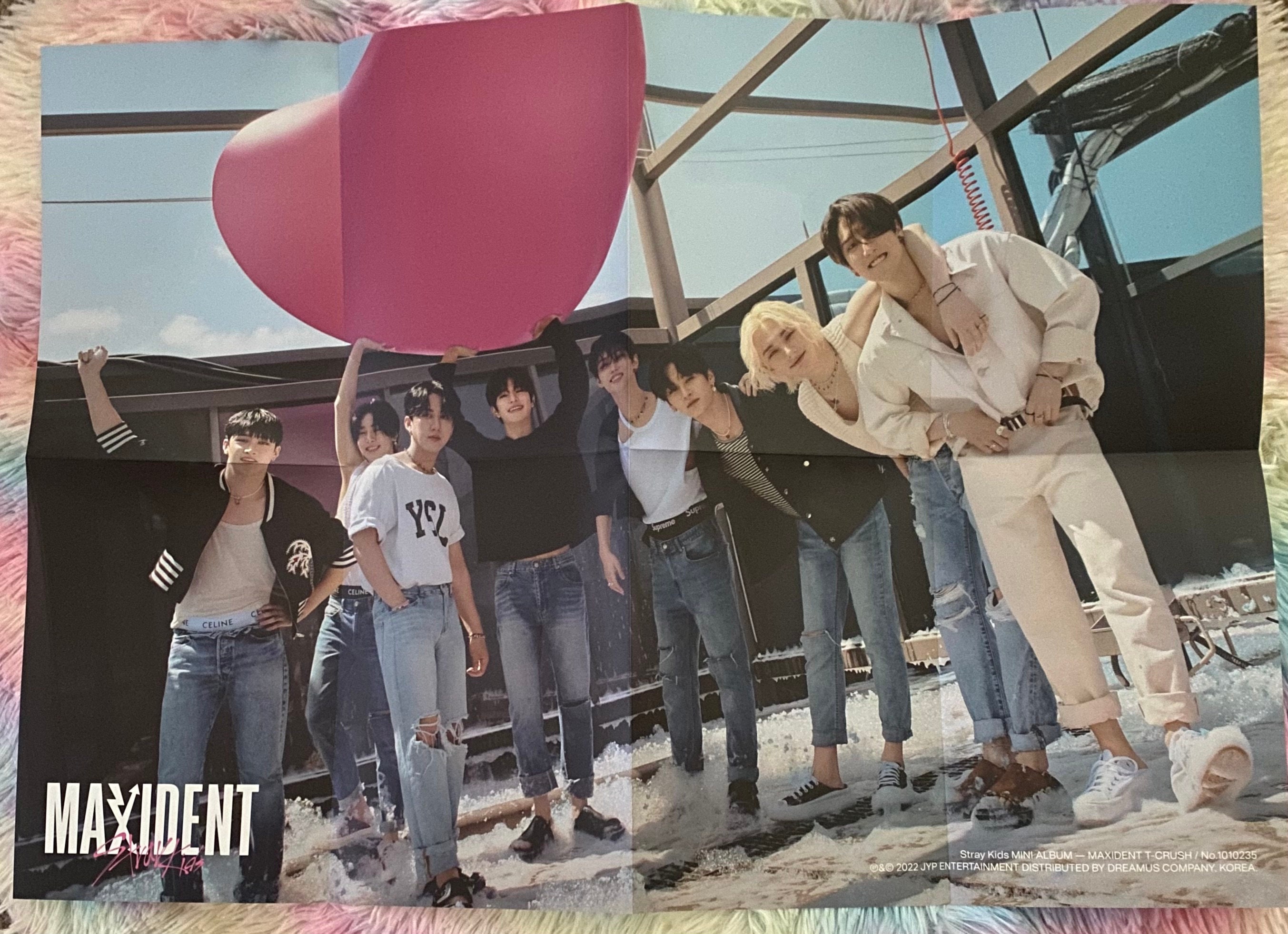 Stray Kids Maxident T-crush Version Official Folded Poster - Etsy