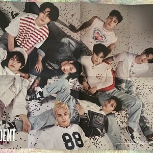 Stray Kids Maxident Heart Version Official Folded Poster - Etsy