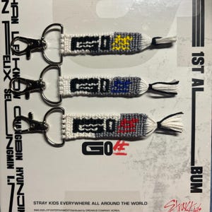 Stray Kids Go Live Hand Knotted Keychain