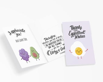 Waitress/Waiter Cute Tip Greeting Card + Gratuity Envelope. Inside Pocket for Cash Tip/Gift Card | Perfect way to Thank Restaurant Worker.