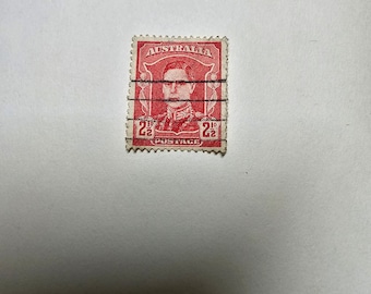 Australia 1942 King george the vi stamp