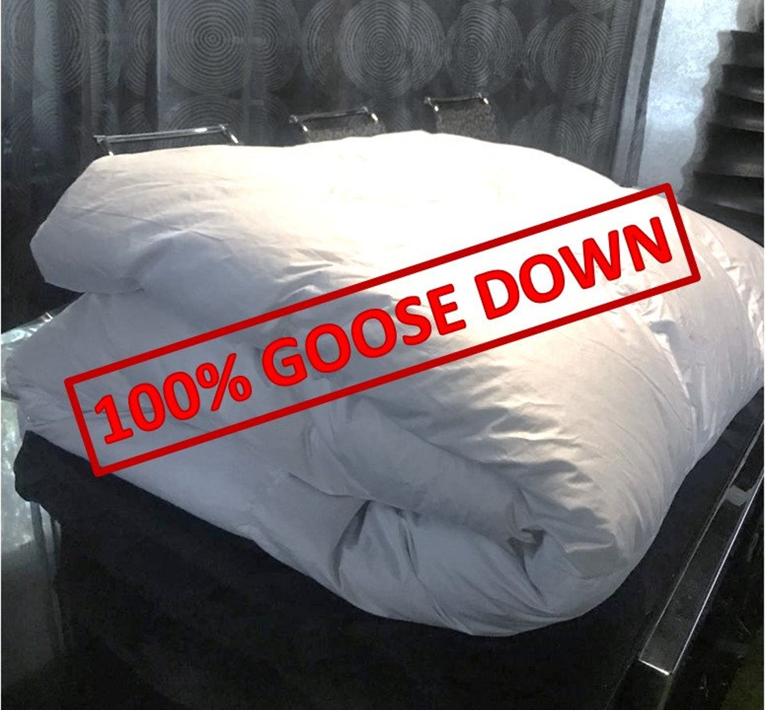 100 Goose Down Duvet Inner Etsy