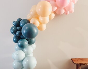 Bingo and Bluey Pastel Balloon Garland - Girls Party Decorations