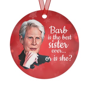 Custom Personalized Keith Morrison Metal Christmas Ornament, Holiday