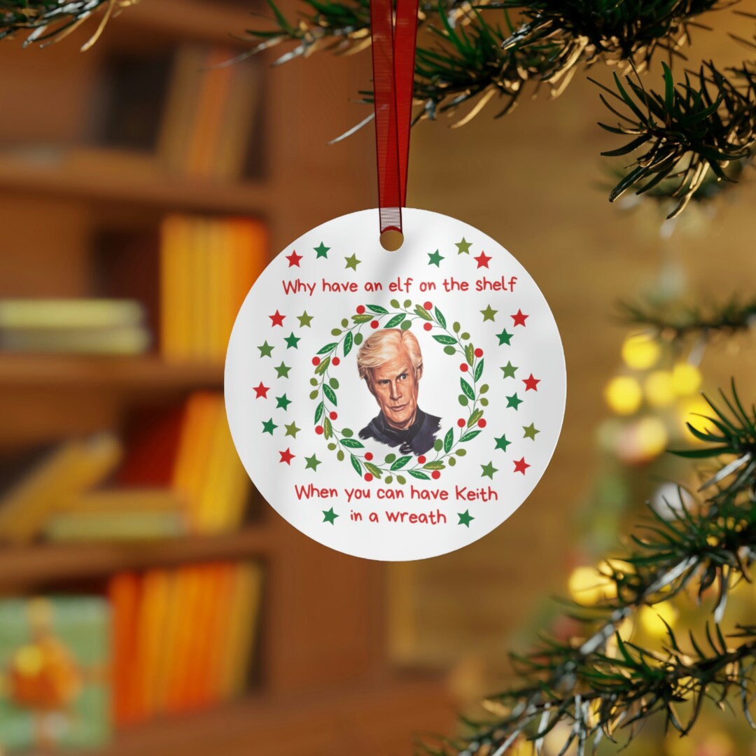 Keith Morrison Holiday Metal Ornament, Dateline, Christmas, Tree