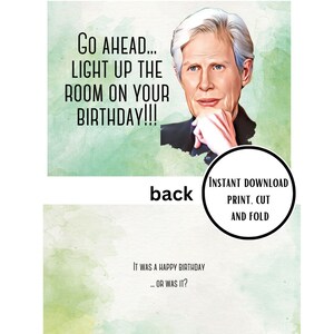 Printable Keith Morrison Birthday Card, 5x7 Printable Greeting Card