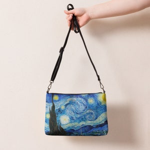 Starry Night by Vincent van Gogh Crossbody bag, Wristlet, Clutch Purse, Handbag, Fine Art Print
