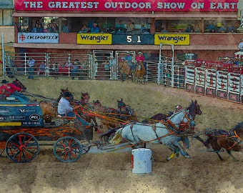 Chuckwagon Races - Canadiana Series (Calgary)