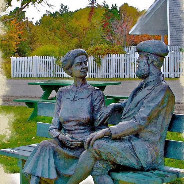 Alexander et Mabel - Série Canadiana (Nouvelle-Écosse) - Illustration à l'aquarelle d'APCrowley Studio