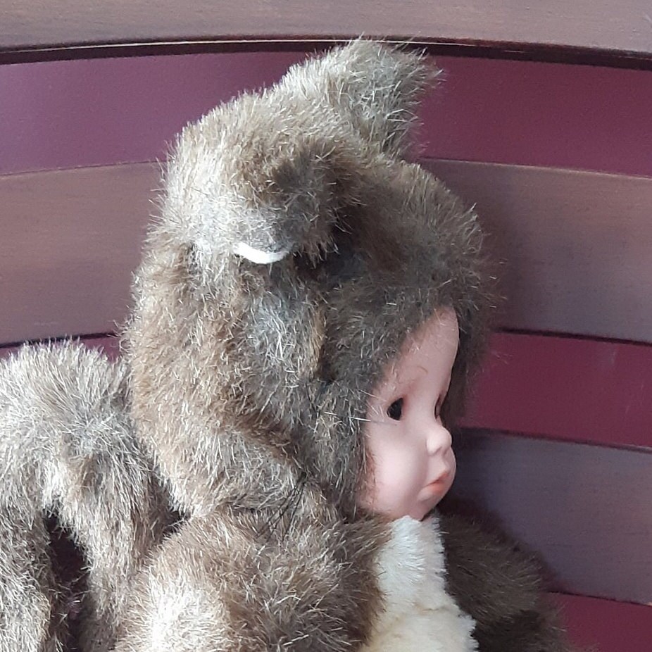Anne Geddes Plüschtier Baby Eichhörnchen Puppe 1997 15 Zoll