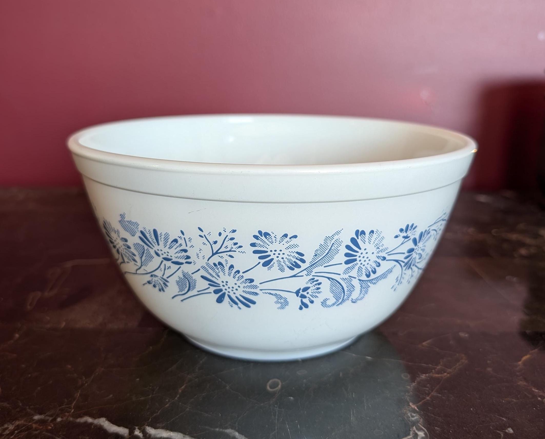 Blue Pyrex Bowl - Etsy Canada