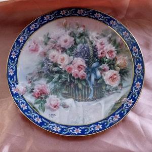 Lena Liu Roses Collector Plate: W.S. George First Issue, 1992