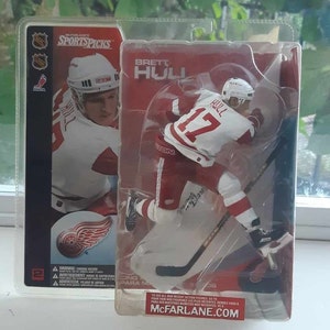 Brett Hull Hockeyfigur - Detroit Red Wings - Sport-Erinnerungsstücke - Männerhöhlen-Dekor - McFarlane Toys - Einzigartige Geschenkidee