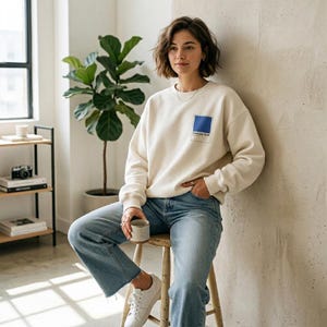 Cerulean Blue Devil usa gola redonda inspirada na Prada