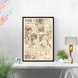 Zork carte Poster