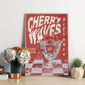 Deftones 'Vagues de cerises' Poster