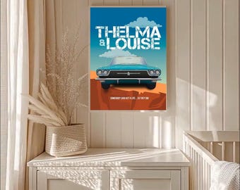 Thelma Louise Alternative Film Poster Druck Retro Wand Kunst Wohnkultur