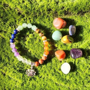 Chakra Bracelet and Gemstone Set