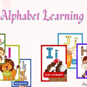 Upper & Lowercase Alphabet Tracing Cards, Letters A to Z, 26 Alphabet Worksheets, Pre k Worksheets, Practice, Homeschool, Preschool, PDF