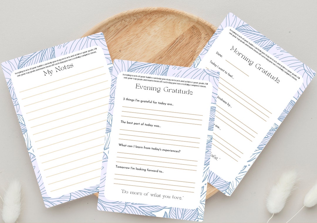 Daily Gratitude Journal | Printable | Manifesting Journal | Daily ...