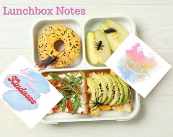Kids Lunch Box Notes, Positive Affirmations (Instant Download)