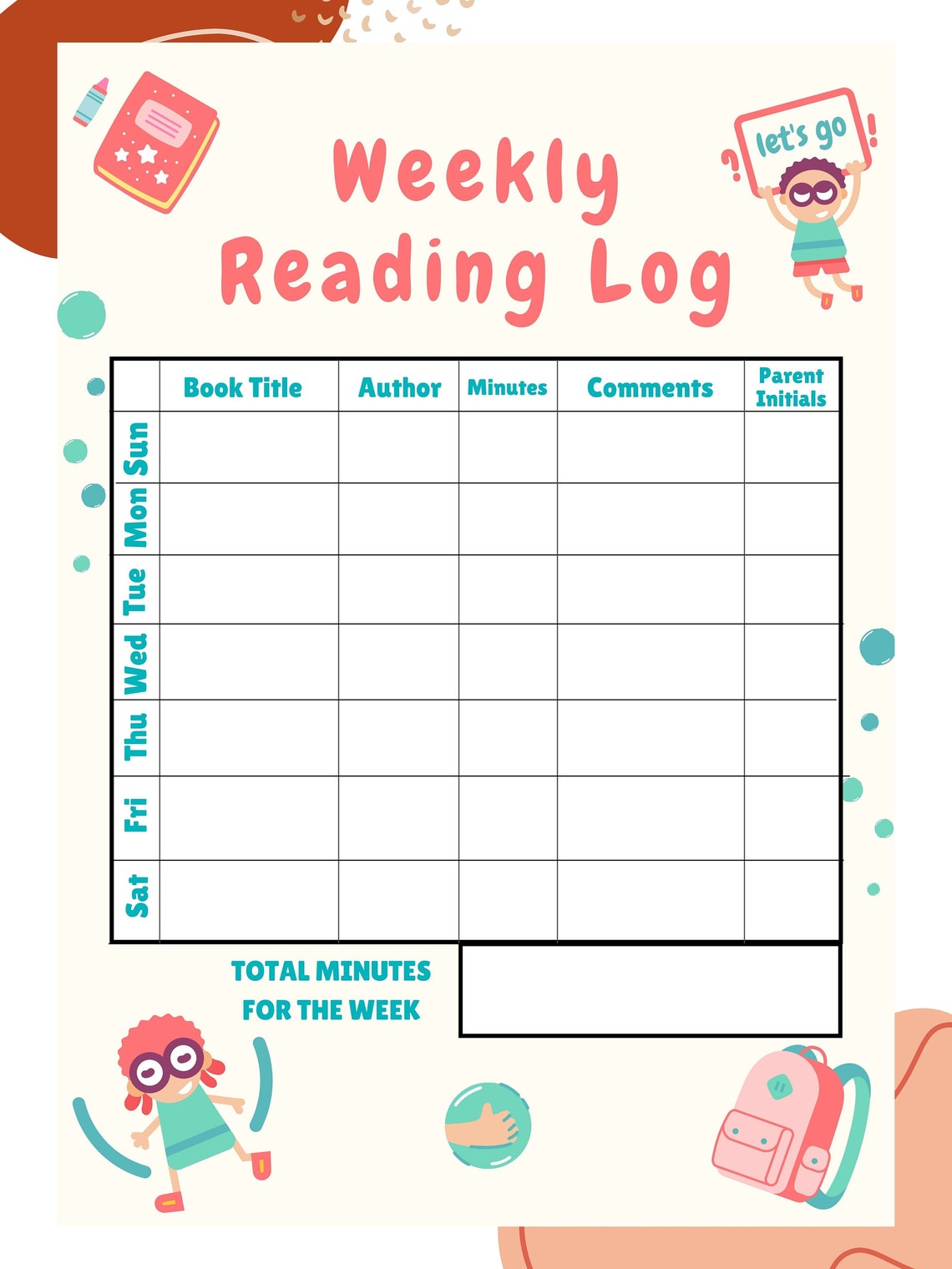 Kids Reading Log Printable Printable Reading Log For Kids Reading Log Kids Reading Log Printable Printable Reading Log For Kids Reading Log