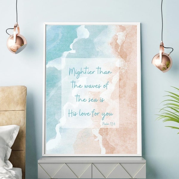 Psalm 93 4 Etsy