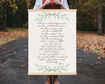 St Francis Prayer Poster: Modern Catholic Wall Art