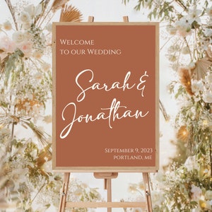 Hochzeit Eingang Probe Abendessen Großes Hochzeitsschild|Veranstaltungsschild|Hochzeit Staffelei Zeichen|Salbeigrün Hochzeit|Boho Willkommensschild|Hochzeitsschild im Freien