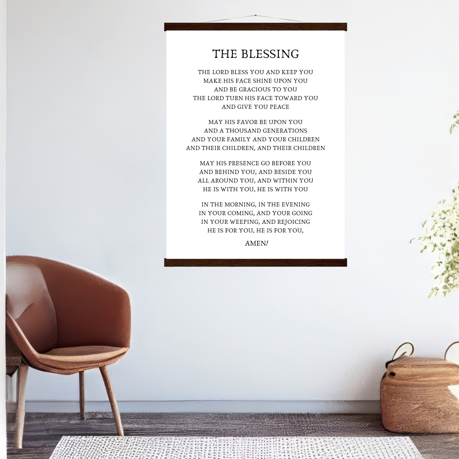 The Blessing Lyrics Wall Art | May the Lord Bless You and Keep You ...