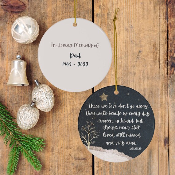 Those We Love Christmas Ornament, Bereavement Gift, Loss of Loved