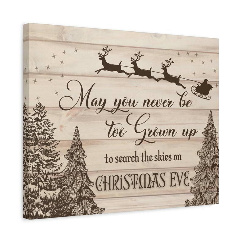 we-believe-sign-christmas-eve-sign-vintage-santa-print-etsy