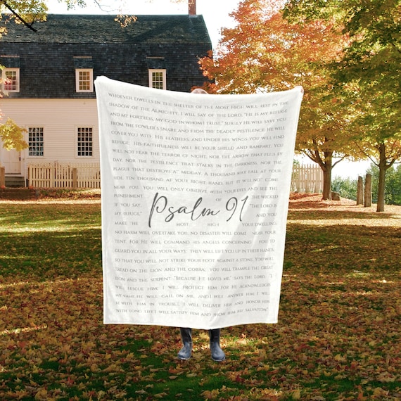 Psalm 91 blanket sale