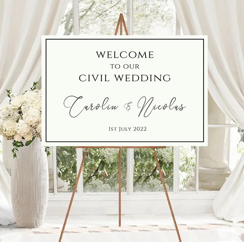 Digital Download Wedding Sign Printable Wedding Welcome Sign - Etsy