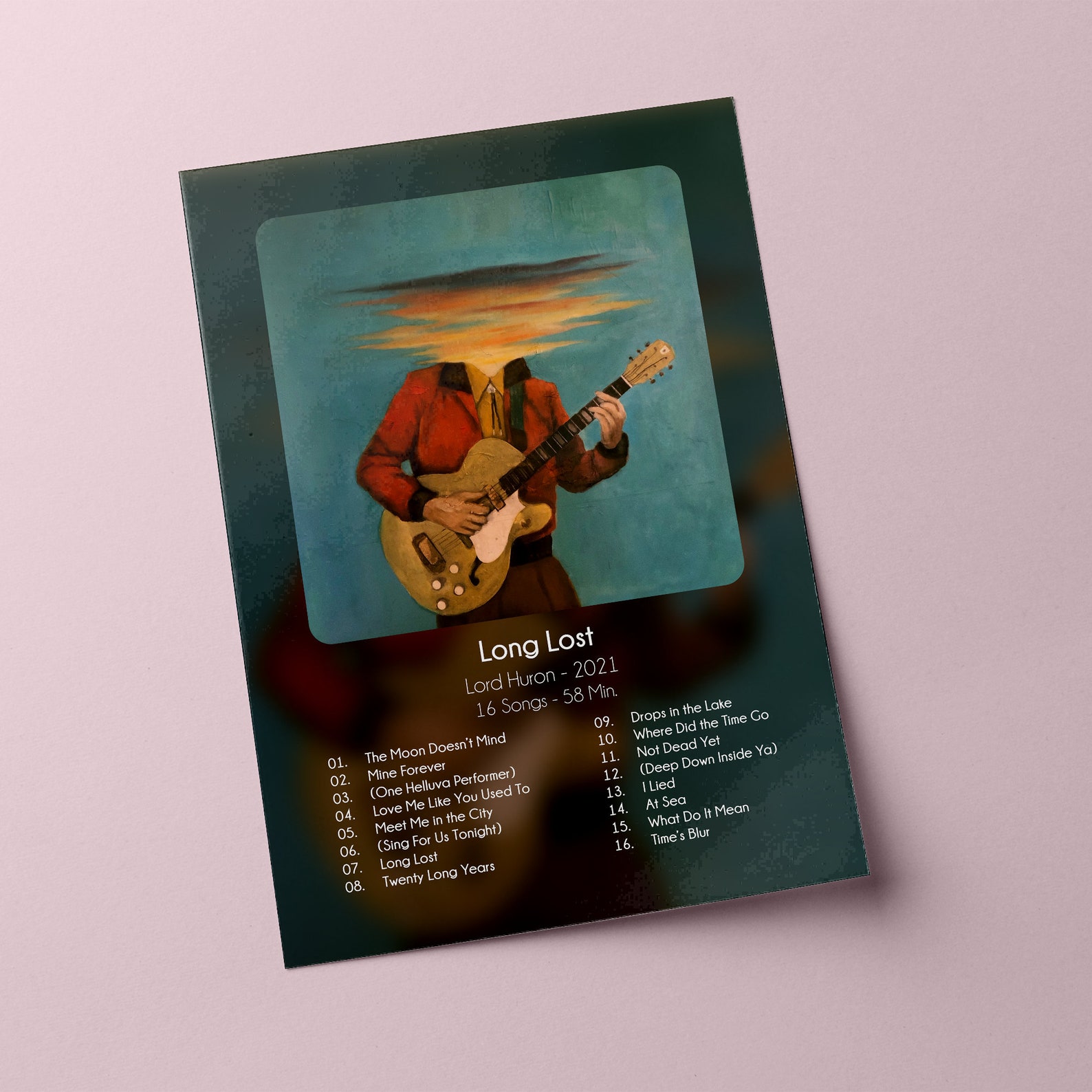 Lord Huron Poster Long Lost Poster Lord Huron Album Cover Etsy