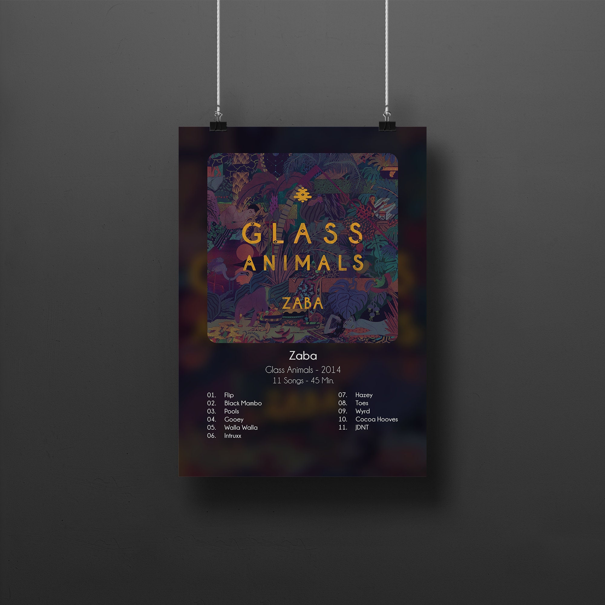 Glass Animals Zaba Poster - Etsy Ireland Glass Animals Zaba Poster - Etsy Ireland
